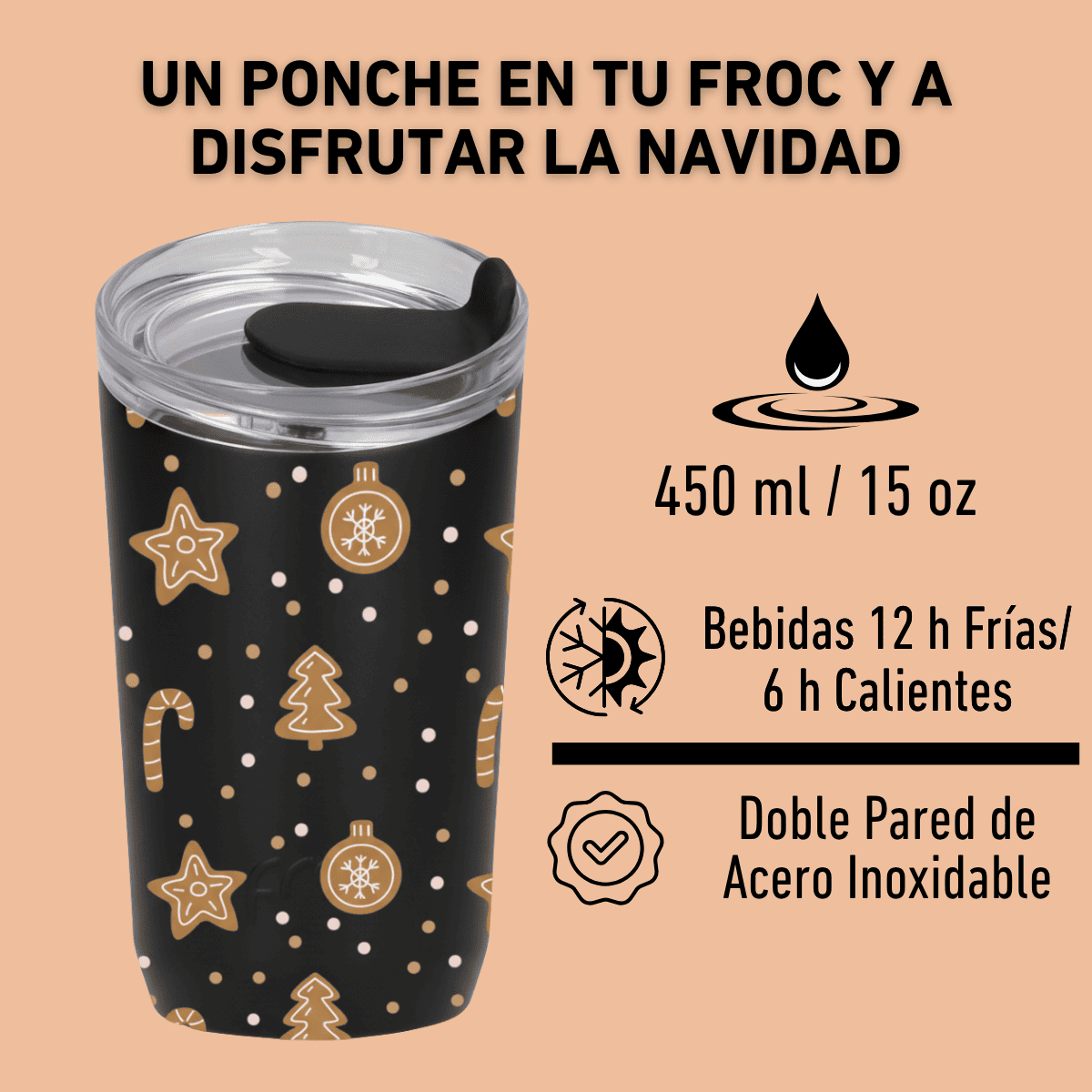 GINGER NIGHT TERMO NAVIDEÑO 450 ML 4