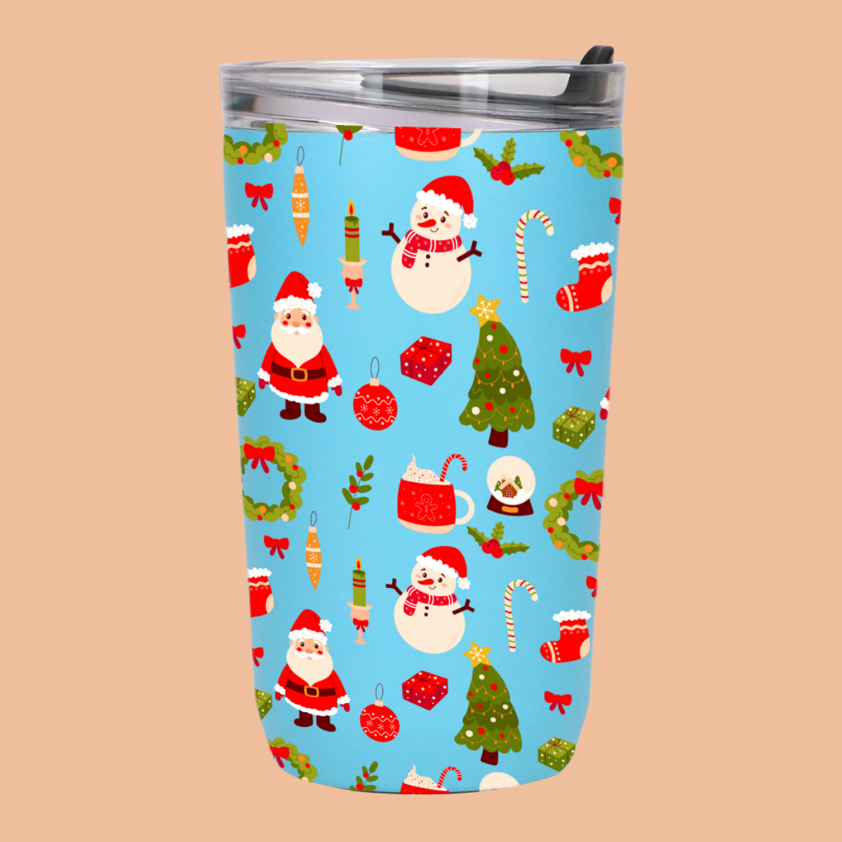 MERRY VIBES TERMO NAVIDEÑO 450 ML