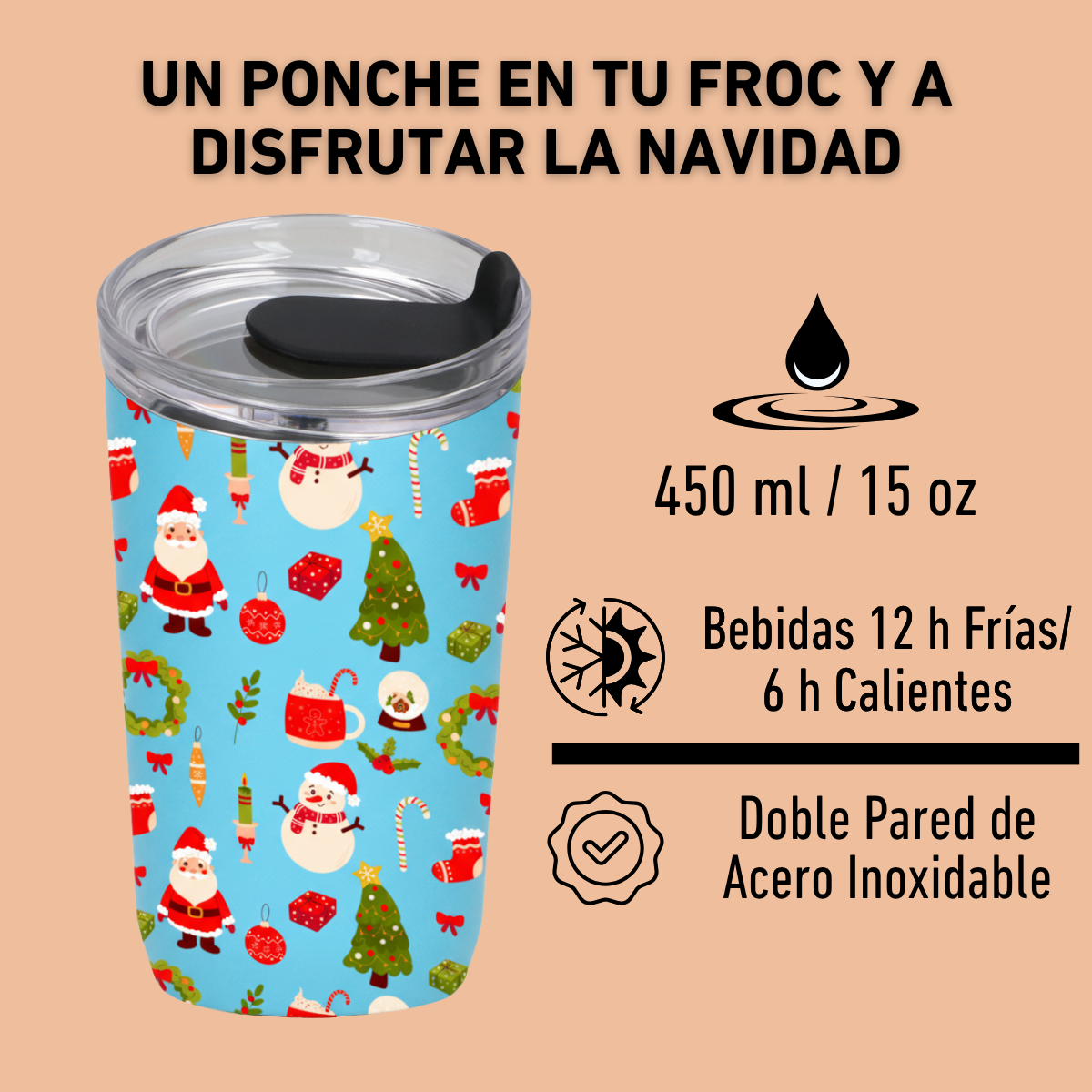 MERRY VIBES TERMO NAVIDEÑO 450 ML 4