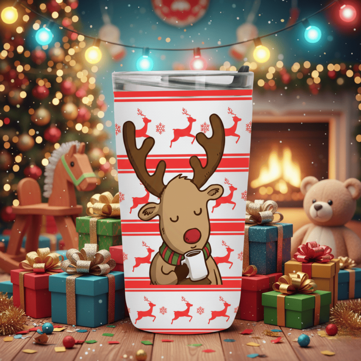 RENO COCOA TERMO NAVIDEÑO 450 ML 5