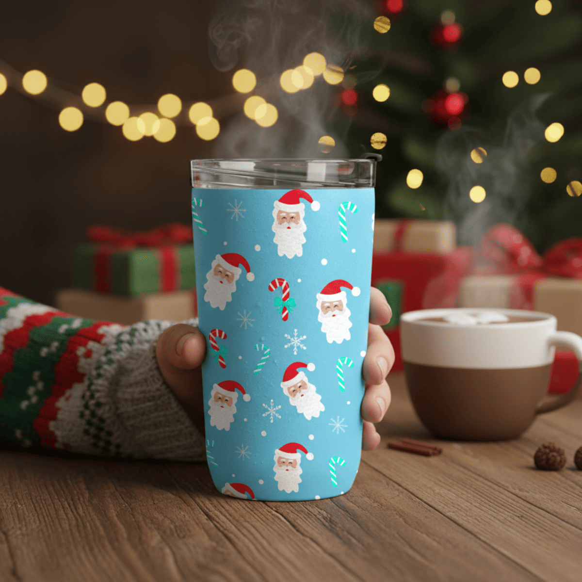 SANTA & BOWS - LAKE EDITION 450 ML TERMO NAVIDEÑO 4