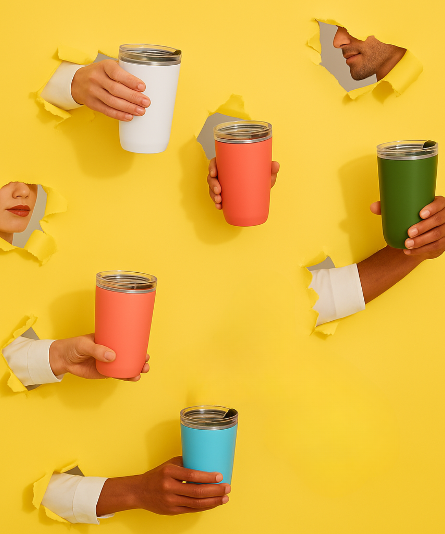 THE LAKE VASO TÉRMICO ANTIDERRAPANTE DE ACERO INOXIDABLE