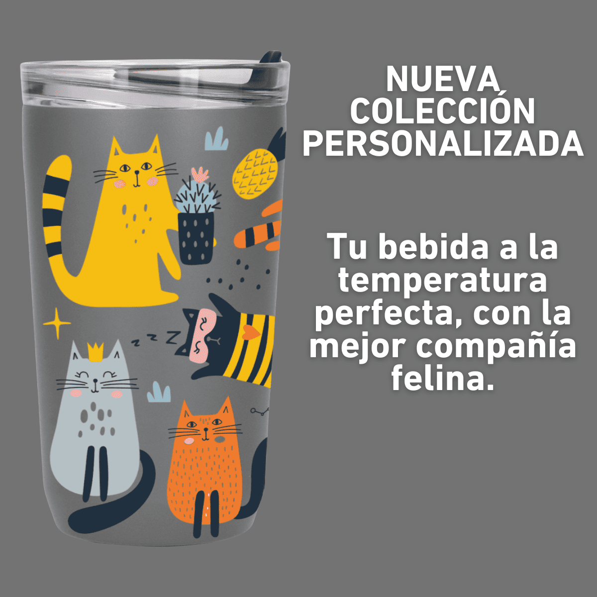 Termo Personalizado Gatos Felices: The Lake FROC