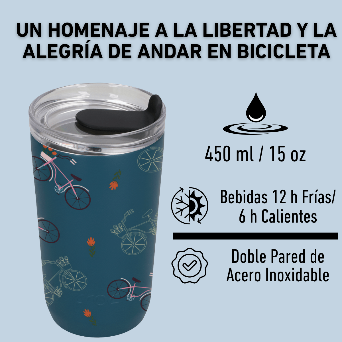 RIDE WITH STYLE – THE LAKE EDITION 450 ML - My Froc