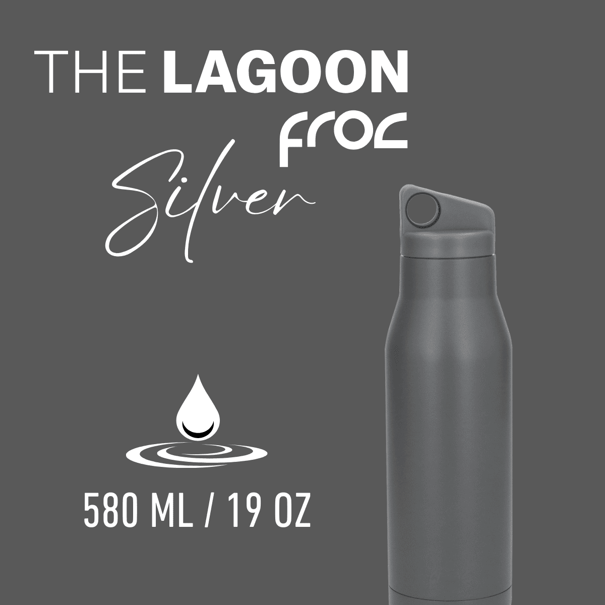 THE LAGOON: TERMO HERMÉTICO CON ASA 580 ML / 19 OZ - My Froc