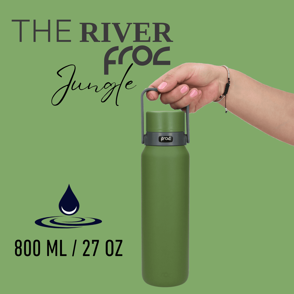THE RIVER: TERMO CON INFUSOR Y CIERRE HERMÉTICO 800 ML - My Froc