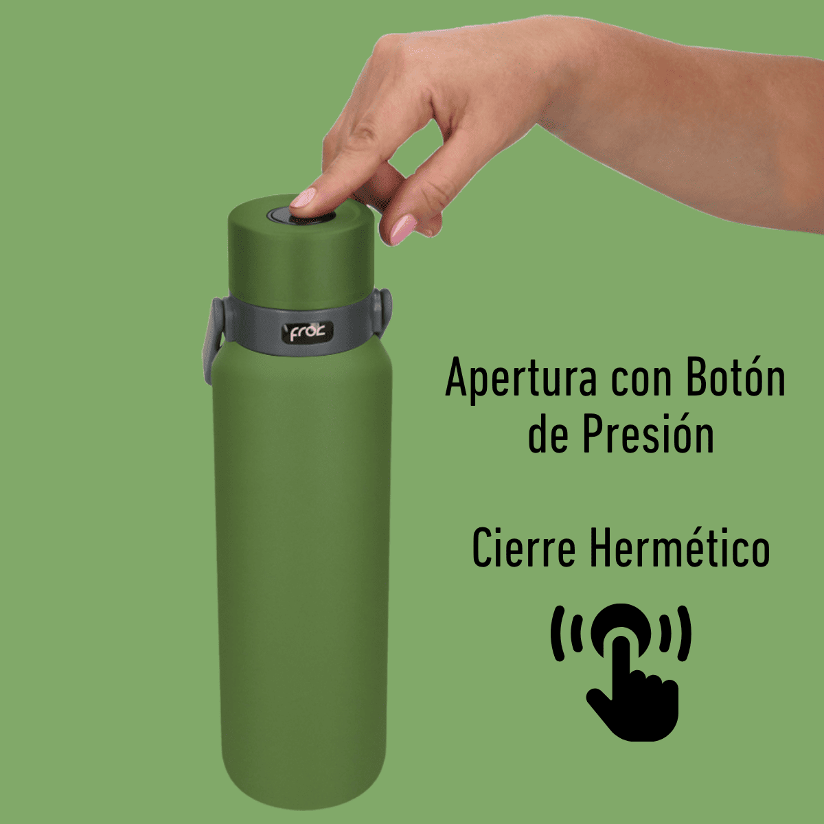 THE RIVER: TERMO CON INFUSOR Y CIERRE HERMÉTICO 800 ML - My Froc