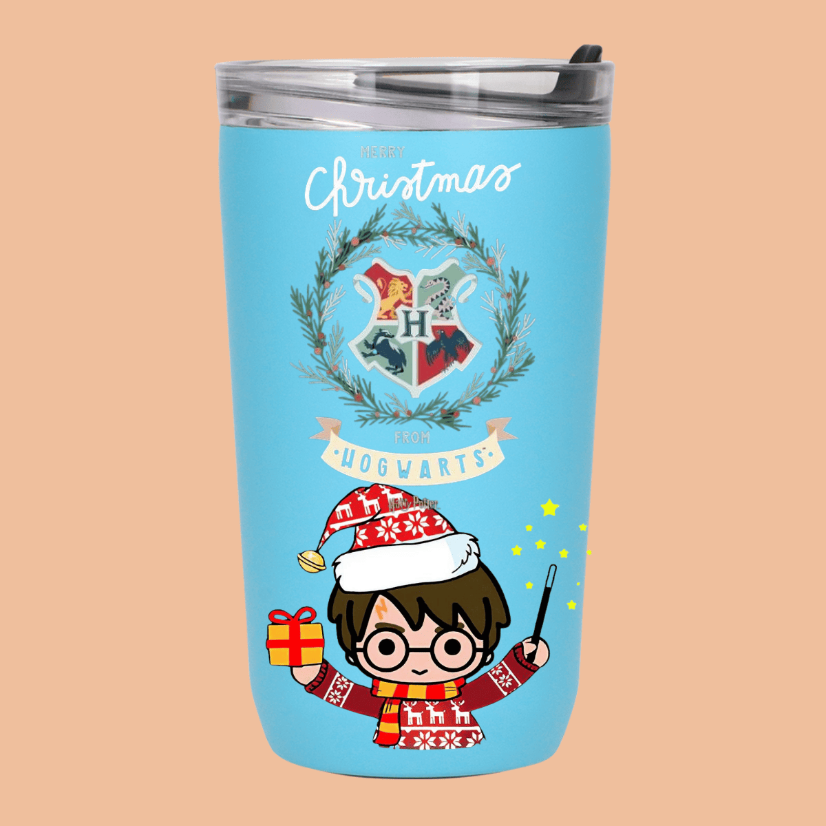 CHRISTMAS FROM HOGWARTS  TERMO NAVIDEÑO 450 ML 2