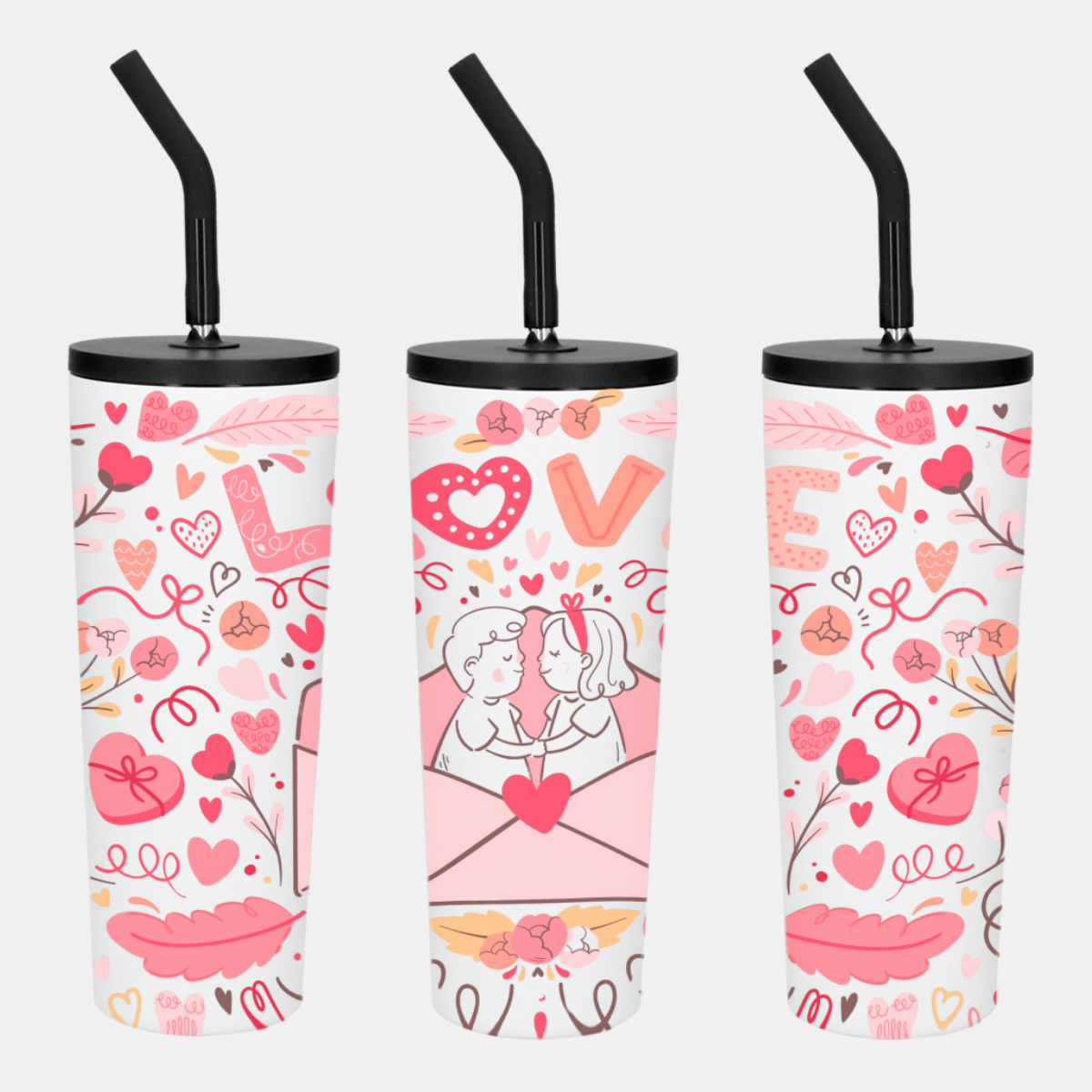 THE SEA TERMO LOVE AMOR 
 TERMO DE ACERO INOXIDABLE