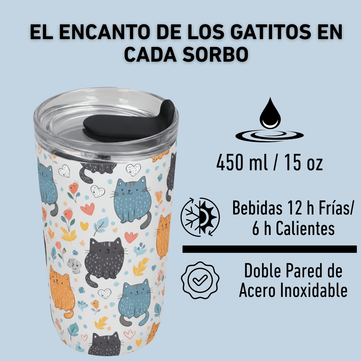 CUTE CATS LOVE – THE LAKE EDITION 450 ML - My Froc