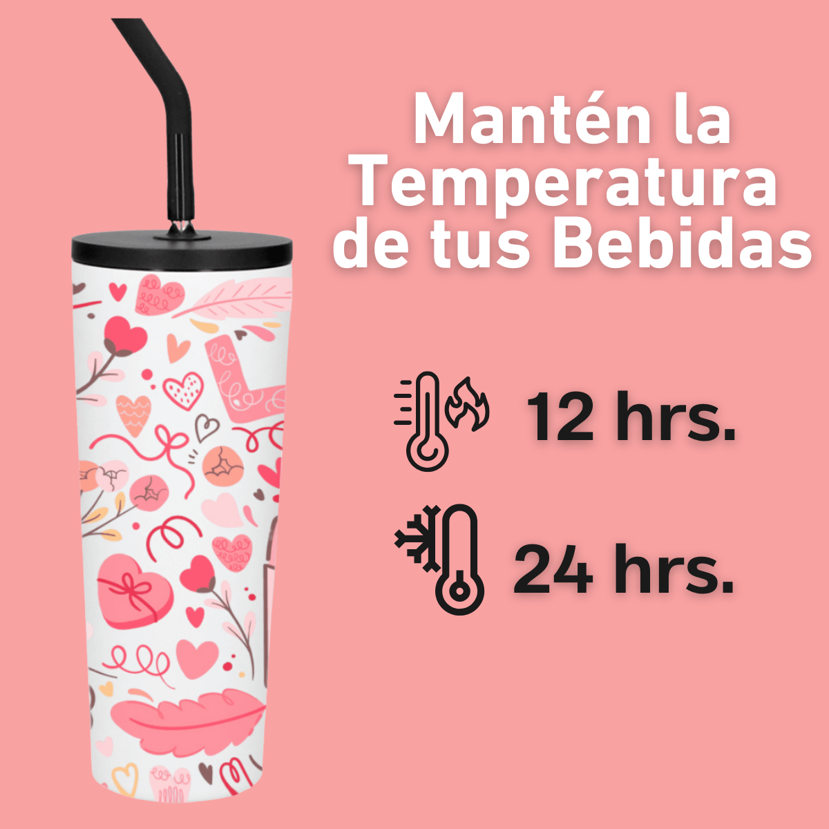 TERMO THE SEA LOVE - DISEÑO ROMÁNTICO EN UV 650 ML - My Froc