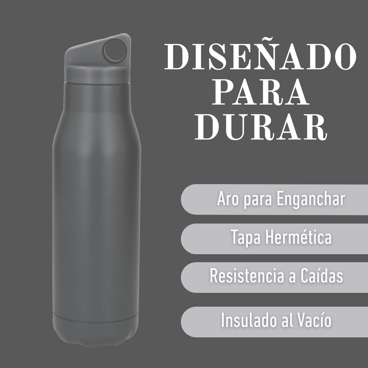 THE LAGOON: TERMO HERMÉTICO CON ASA 580 ML / 19 OZ - My Froc