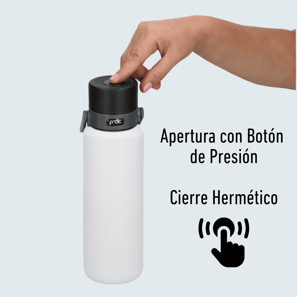 THE RIVER: TERMO CON INFUSOR Y CIERRE HERMÉTICO 800 ML - My Froc